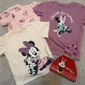 Disney Cream and Purple T-Shirt